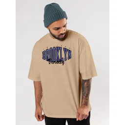 FLYIND VOGUE OUTFIT Men Bio Finish Typography Printed Round Neck Cotton Oversized T-shirt-picture-38