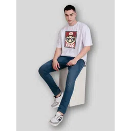 FLYIND VOGUE OUTFIT Men Printed Bio Finish Applique T-shirt-picture-14