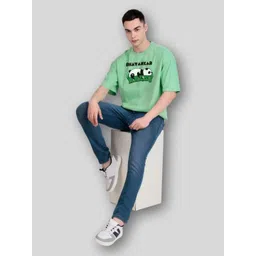 FLYIND VOGUE OUTFIT Men Printed Bio Finish Applique T-shirt-picture-16
