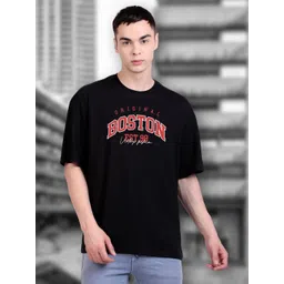 FLYIND VOGUE OUTFIT Men Printed Bio Finish Applique T-shirt image 3