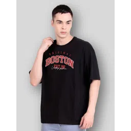 FLYIND VOGUE OUTFIT Men Printed Bio Finish Applique T-shirt image 1