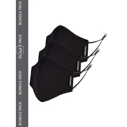 FLYING BERRY Pack Of 3 Cotton Reusable 3-Ply 3D Outdoor Face Masks-picture-38