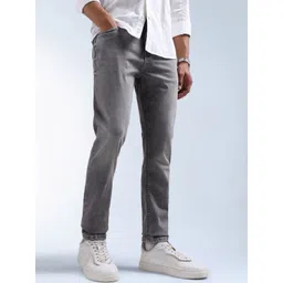 Flying Machine Authentics Men Tapered Fit Mid-Rise Light Fade Stretchable Jeans-picture-27