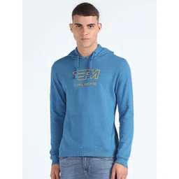Flying Machine Hooded Pure Cotton Sweatshirt-picture-34