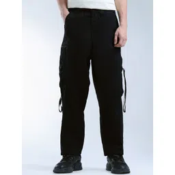 Flying Machine Men Baggy Fit Mid Rise Cotton Cargo Trouser-picture-22