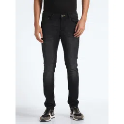 Flying Machine Men Black Jackson Skinny Fit Low-Rise Clean Look Stretchable Jeans-picture-19
