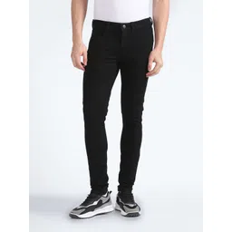 Flying Machine Men Black Jackson Skinny Fit Low-Rise Stretchable Jeans-picture-24