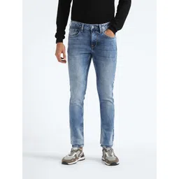 Flying Machine Men Blue Jackson Skinny Fit Low-Rise Clean Look Stretchable Jeans-picture-11