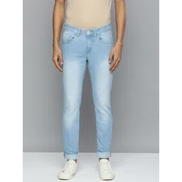 Flying Machine Men Blue Jackson Skinny Fit Low-Rise Heavy Fade Stretchable Jeans-picture-29