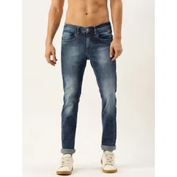 Flying Machine Men Blue Jackson Skinny Fit Low-Rise Heavy Fade Stretchable Jeans-picture-37