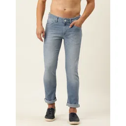 Flying Machine Men Blue Michael Slim Tapered Fit Mid-Rise Light Fade Stretchable Jeans-picture-23