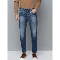 Flying Machine Men Blue Slim Fit Heavy Fade Stretchable Jeans-picture-24