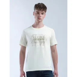 Flying Machine Men Brand Logo Printed Applique T-shirt-picture-22