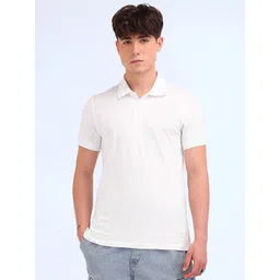 Flying Machine Men Brand Logo Printed Polo Collar T-shirt-picture-21