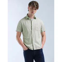 Flying Machine Men Classic Opaque Casual Shirt-picture-41
