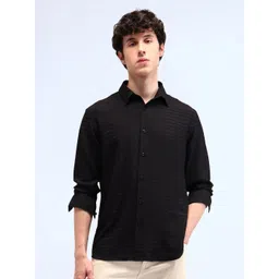 Flying Machine Men Classic Opaque Casual Shirt-picture-33