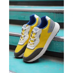 Flying Machine Men Colourblocked PU Sneakers-picture-10