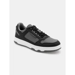 Flying Machine Men Colourblocked PU Sneakers-picture-16