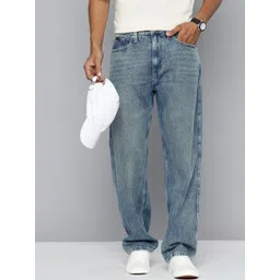 Flying Machine Men F55 Cobain Loose Straight Heavy Fade Stretchable Jeans-picture-36