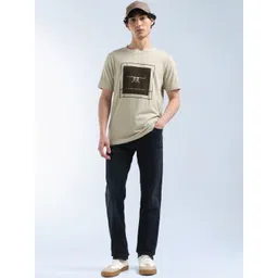 Flying Machine Men Graphic Printed Round Neck T-shirt image 2