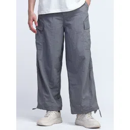 Flying Machine Men Loose Fit Cargos Trousers-picture-17