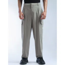 Flying Machine Men Loose Fit Pleated Cargos-picture-33