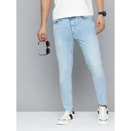 Flying Machine Men Mankle Relaxed Tapered Fit Heavy Fade Stretchable Jeans-picture-35