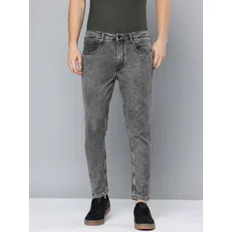 Flying Machine Men Mankle Relaxed Tapered Fit High-Rise Light Fade Stretchable Jeans-picture-14