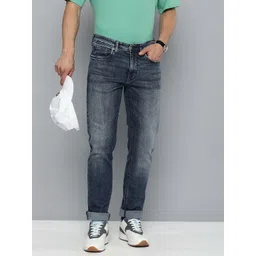 Flying Machine Men Mid Rise Freddie Slim Straight Fit Heavy Fade Stretchable Jeans-picture-16