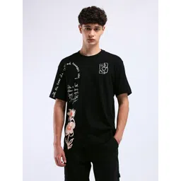 Flying Machine Men Printed Applique T-shirt-picture-35