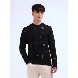 Flying Machine Men Printed Pure Cotton Sweatshirt-picture-19