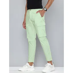 Flying Machine Men Pure Cotton Relaxed Fit Cargos Trousers-picture-31