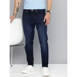 flying machine Men Relaxed Fit Mid Rise Blue Jeans-picture-11
