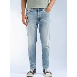 Flying Machine Men Relaxed Fit Mid-Rise Heavy Fade Stretchable Jeans-picture-13