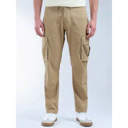 Flying Machine Men Relaxed Mid-Rise Cargos Trousers-picture-12
