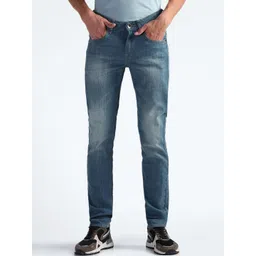 Flying Machine Men Skinny Fit Heavy Fade Low Distress Cotton Stretchable Jeans-picture-15