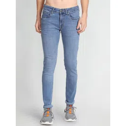 Flying Machine Men Skinny Fit Low-Rise Light Fade Stretchable Jeans-picture-10