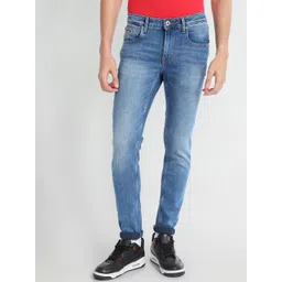 Flying Machine Men Skinny Fit Low-Rise Light Fade Stretchable Jeans-picture-27