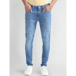 Flying Machine Men Skinny Fit Mid Rise Light Fade Stretchable Jeans-picture-40