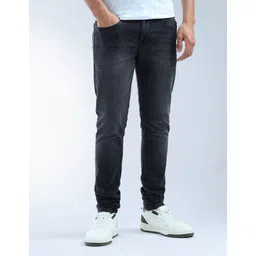 flying machine Men Skinny Mid Rise Black Jeans-picture-11