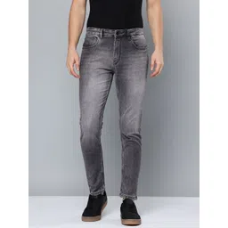 Flying Machine Men Slash Slim Tapered Fit Mid-Rise Light Fade Stretchable Jeans-picture-12