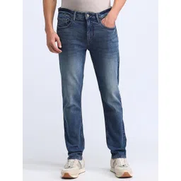 Flying Machine Men Slim Fit Light Fade Stretchable Jeans-picture-11