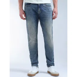 Flying Machine Men Slim Fit Light Fade Stretchable Jeans-picture-36