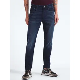 Flying Machine Men Slim Tapered Fit Clean Look Light Fade Stretchable Jeans-picture-29