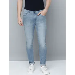 Flying Machine Men Slim Tapered Fit Mid-Rise Light Fade Clean Look Stretchable Jeans-picture-25