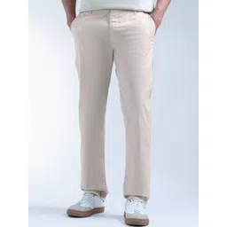 Flying Machine Men Straight Fit Formal Chinos Trousers-picture-22