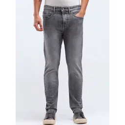 Flying Machine Men Tapered Fit Low Distress Heavy Fade Stretchable Jeans-picture-20