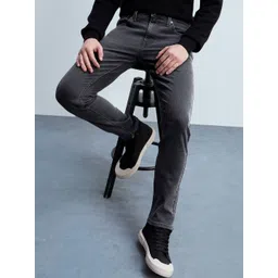 Flying Machine Men Tapered Fit Mid-Rise Light Fade Stretchable Jeans-picture-41