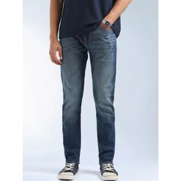 Flying Machine Men Tapered Fit Mid-Rise Light Fade Stretchable Jeans-picture-35