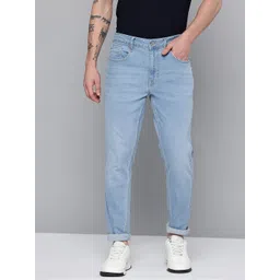 Flying Machine Men Tapered Relaxed Fit Mid-Rise Light Fade Stretchable Jeans-picture-40